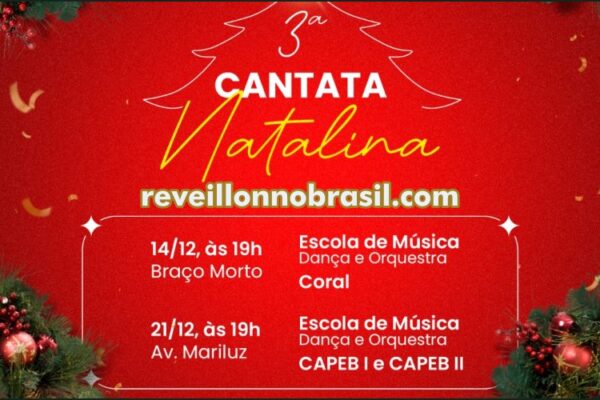 Natal 2024 em Imbé no litoral gaúcho : programação Cantata Natalina