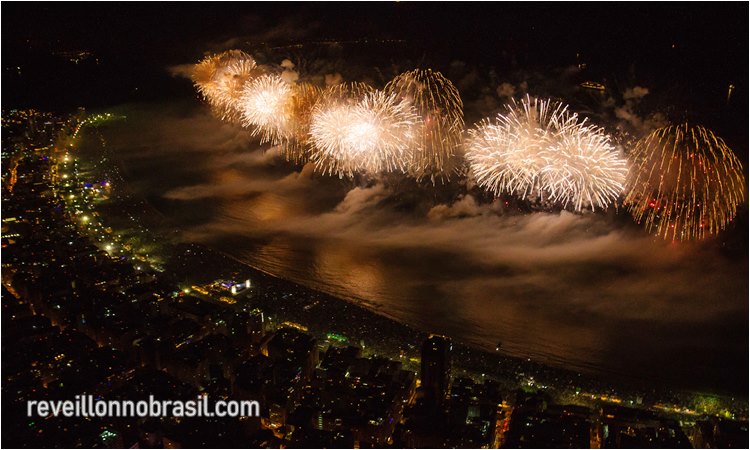 Copacabana Réveillon no Rio de Janeiro - Foto RioTur - reveillonnobrasil.com