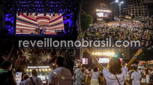 Réveillon 2024 na Avenida Paulista em São Paulo