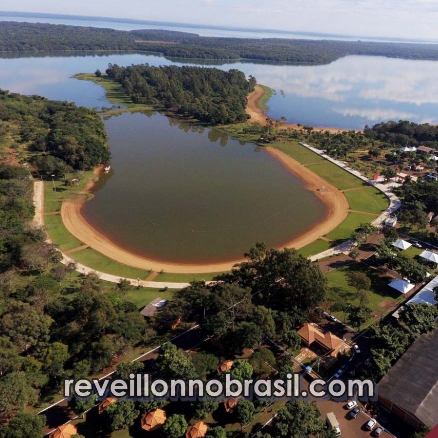 Balneário Terra das Aguas em Santa Helena - Praia Artificial