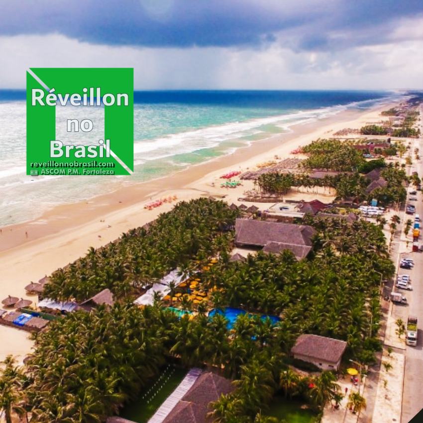 Praia do Futuro em Fortaleza - Réveillon no Brasil