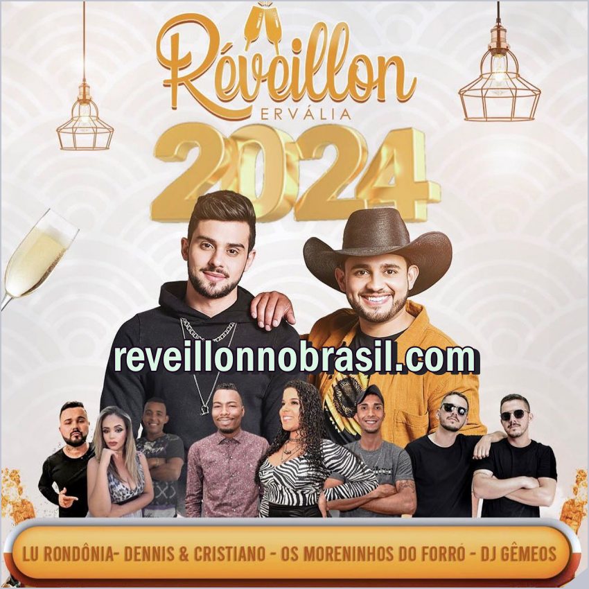 Ervália Réveillon 2024 em Minas Gerais : shows e queima de fogos na Praça Monsenhor Joaquim