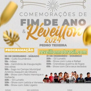 Pedro Teixeira Réveillon em Minas Gerais - Réveillon no Brasil