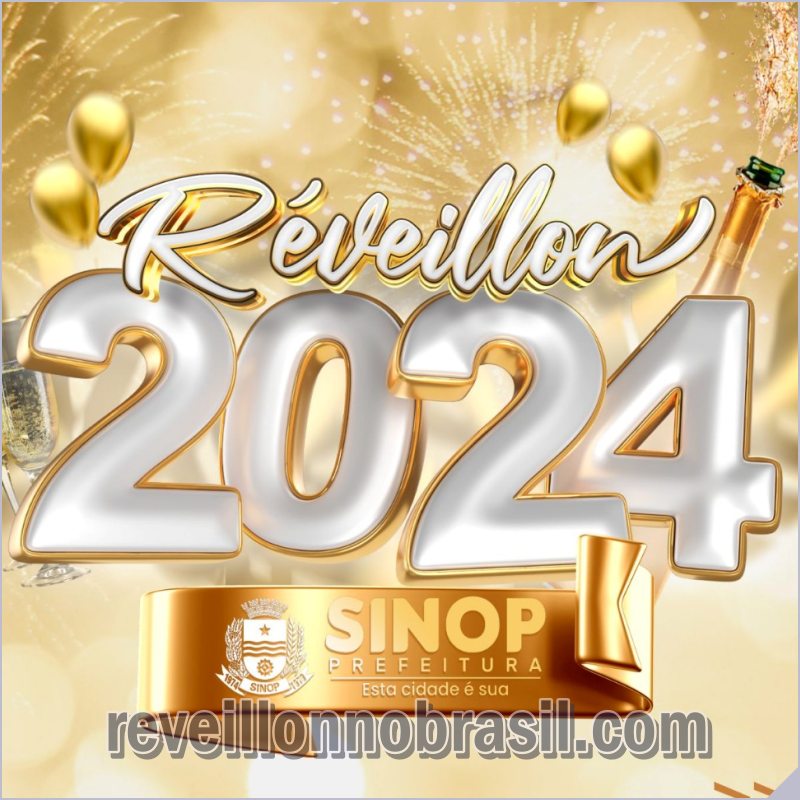 Sinop Réveillon 2024 no Estádio Gigante do Norte : shows com artistas locais na virada de ano