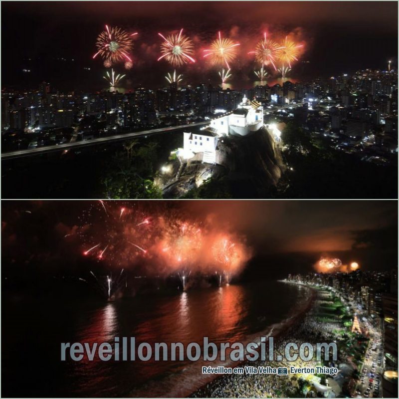 Vila Velha Réveillon 2025 : show de fogos, dj's e festa na virada de ano em Vila Velha